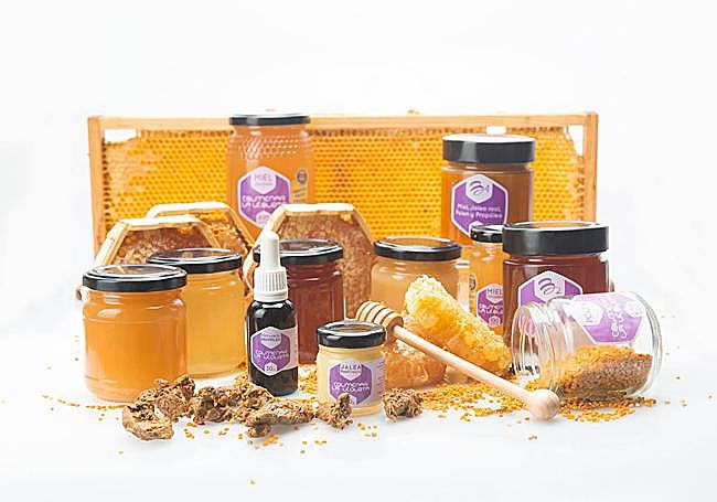 Productos de la marca Colmenar La Violeta de Moya.