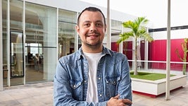 David Comas, secretario de Comunicación y ahora mismo líder de Sumar en Canarias.