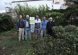El jardín es hoy en día orgullo del barrio.