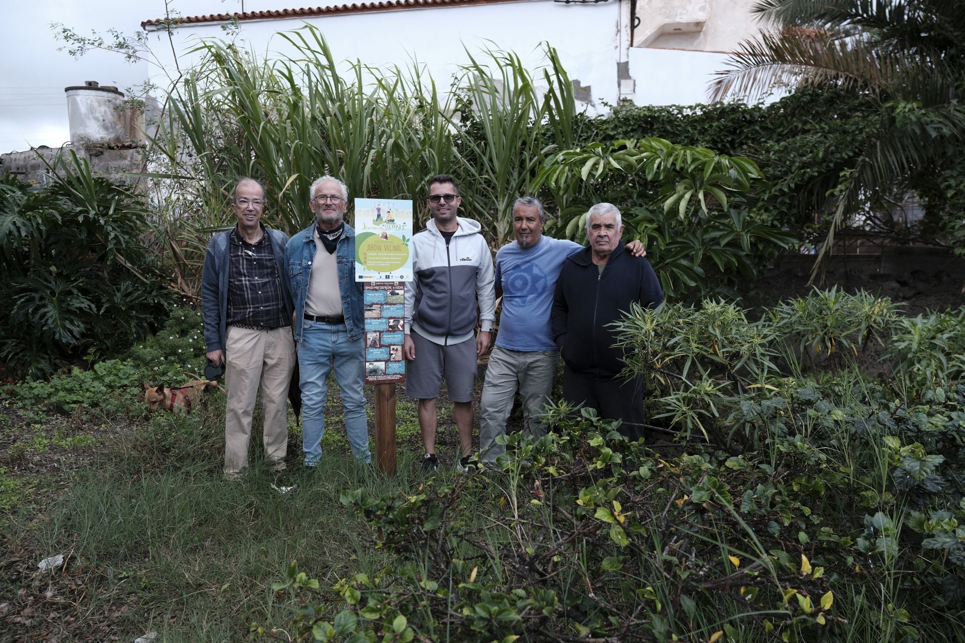 El jardín es hoy en día orgullo del barrio.