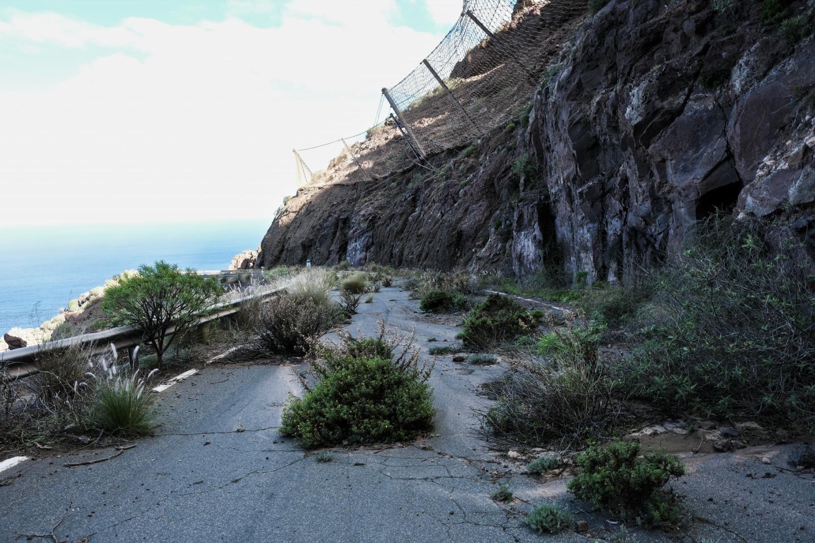 Así está ahora la GC-200 a su paso por el Andén Verde