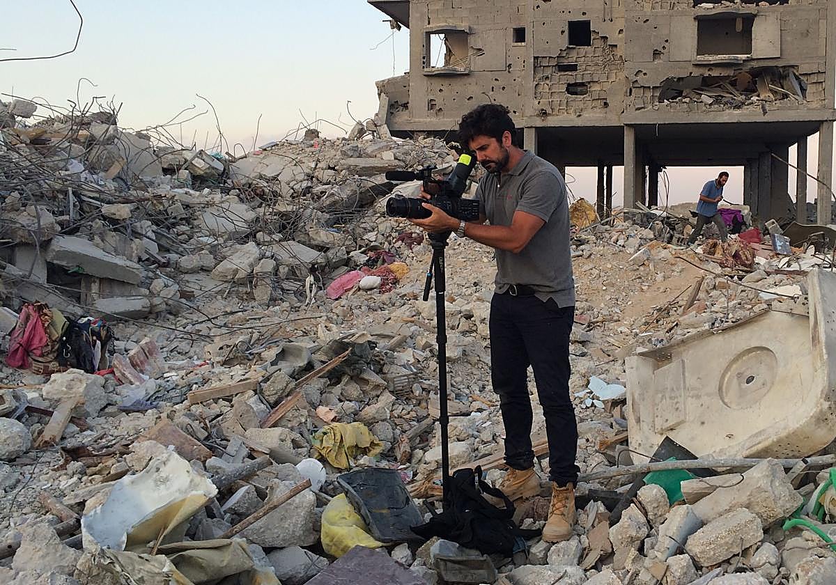 Hernán Zin es el cineasta que ha dirigido 'Todos somos Gaza', coproducido por Videoreport Canarias y Doc Land Films.