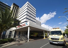 El herido fue trasladado al Hospital Insular.