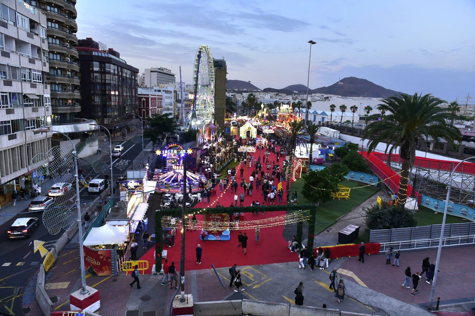 El ambiente navideño en Santa Catalina, en imágenes
