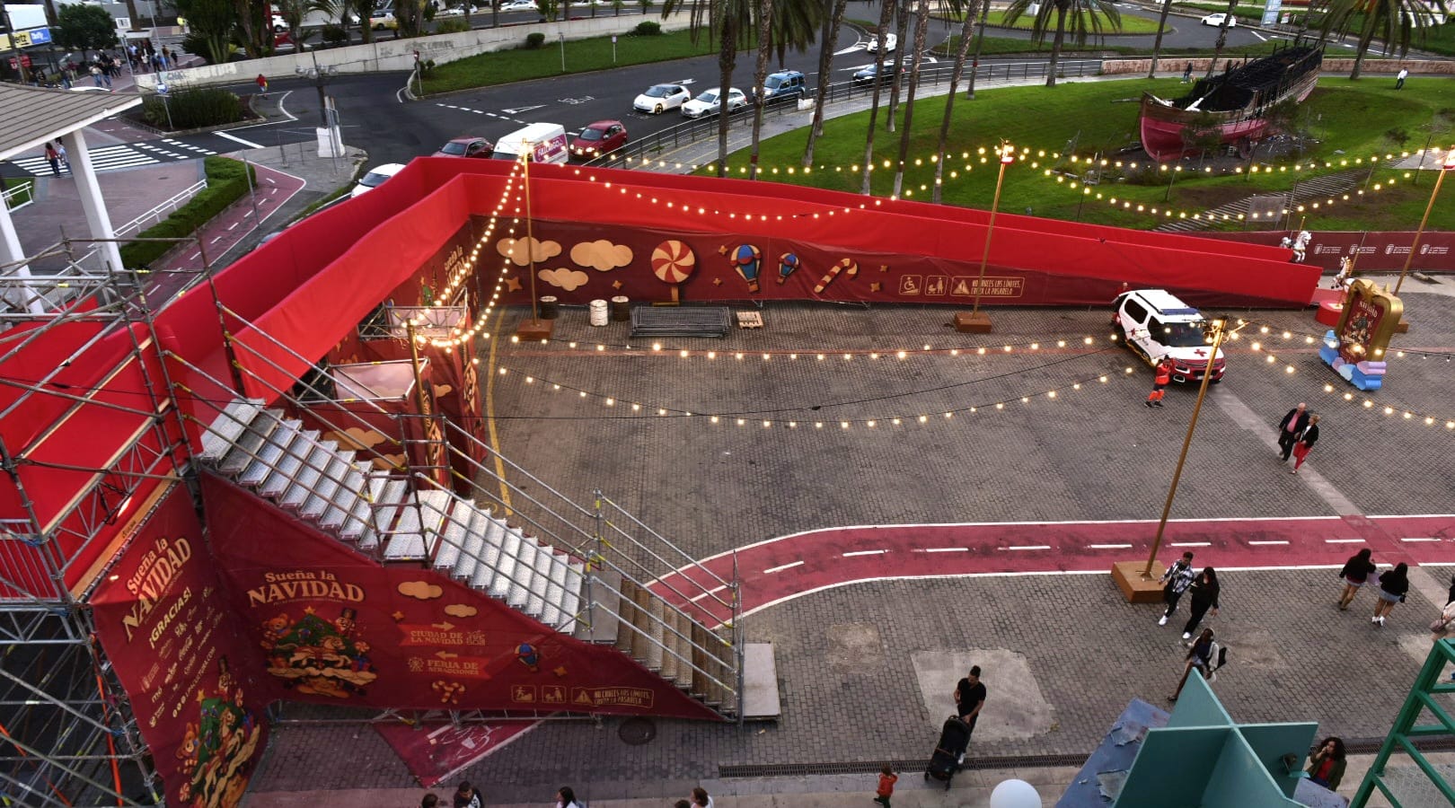 El ambiente navideño en Santa Catalina, en imágenes