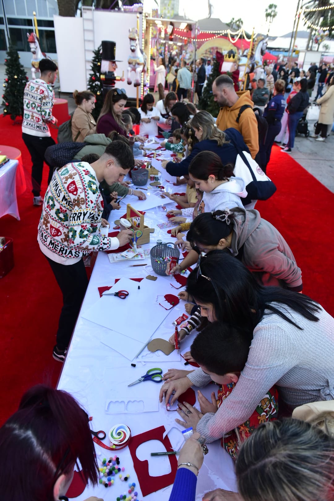 El ambiente navideño en Santa Catalina, en imágenes