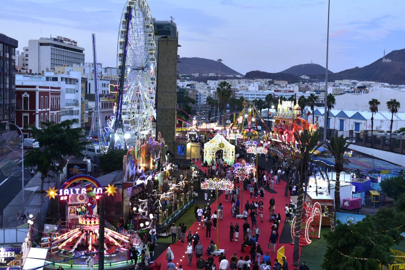 El ambiente navideño en Santa Catalina, en imágenes