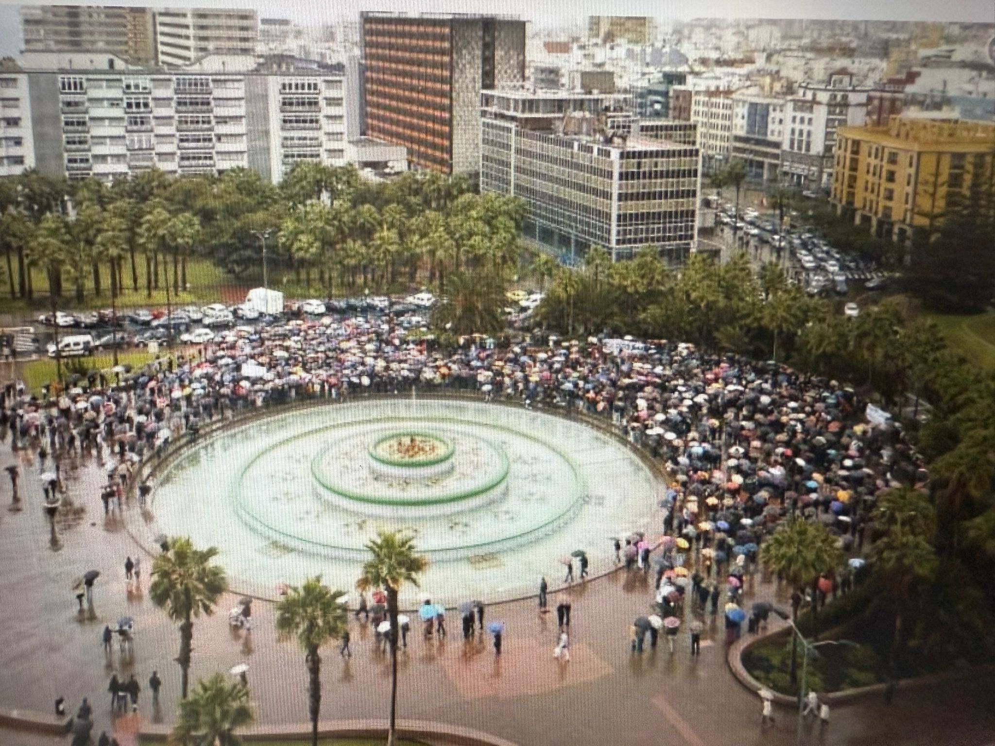 Imagen de una concentración en rechazo a la violencia tras el asesinato del joven.