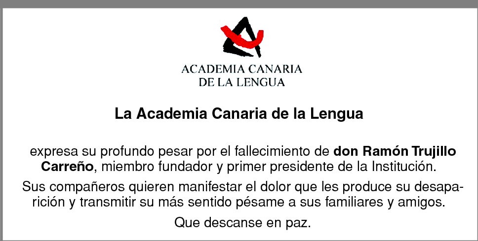 La Academia Canaria de la Lengua