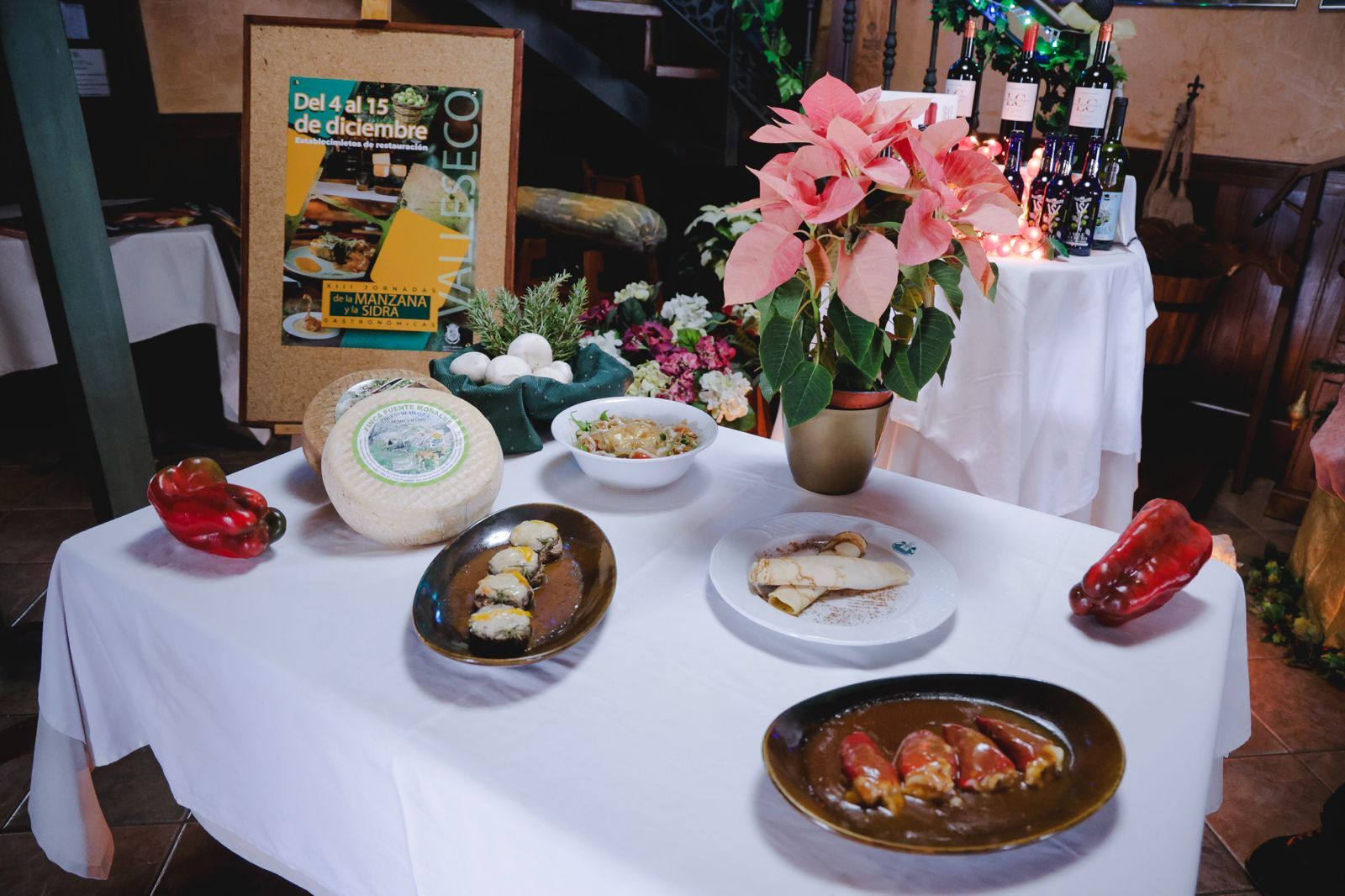Algunos de los platos que se pueden degustar en Arcos de La Laguna.
