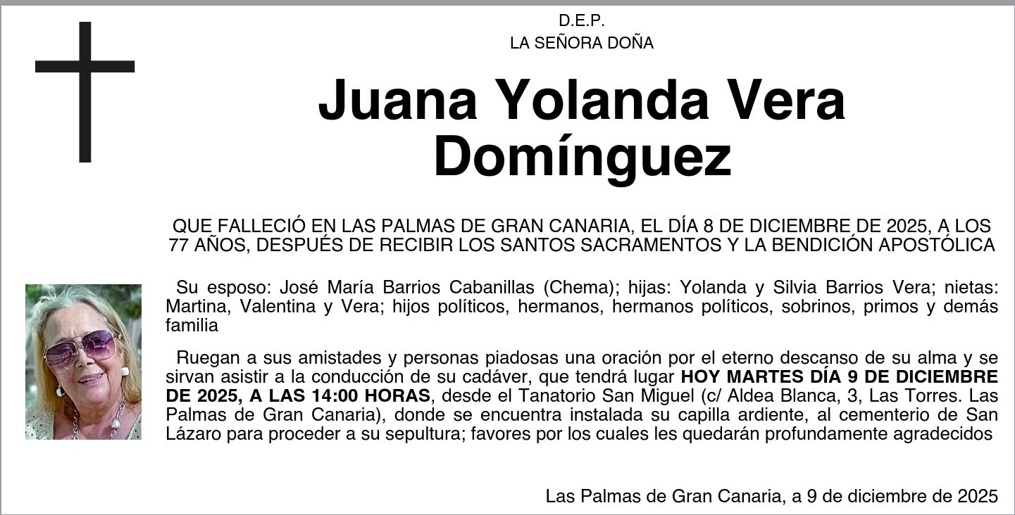 Juana Yolanda Vera Domínguez