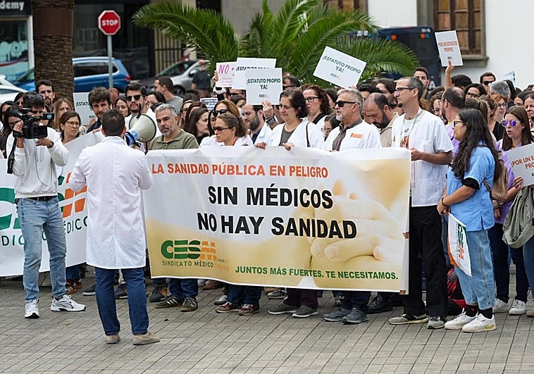 Los médicos aseguran que la huelga «ha tenido un impacto y un seguimiento importante» en Canarias