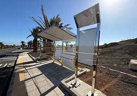 24 nuevas marquesinas en Playa Blanca