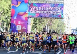 Carreteras cortadas en Las Palmas de Gran Canaria este 31 de diciembre y recorrido de la carrera San Silvestre 2025