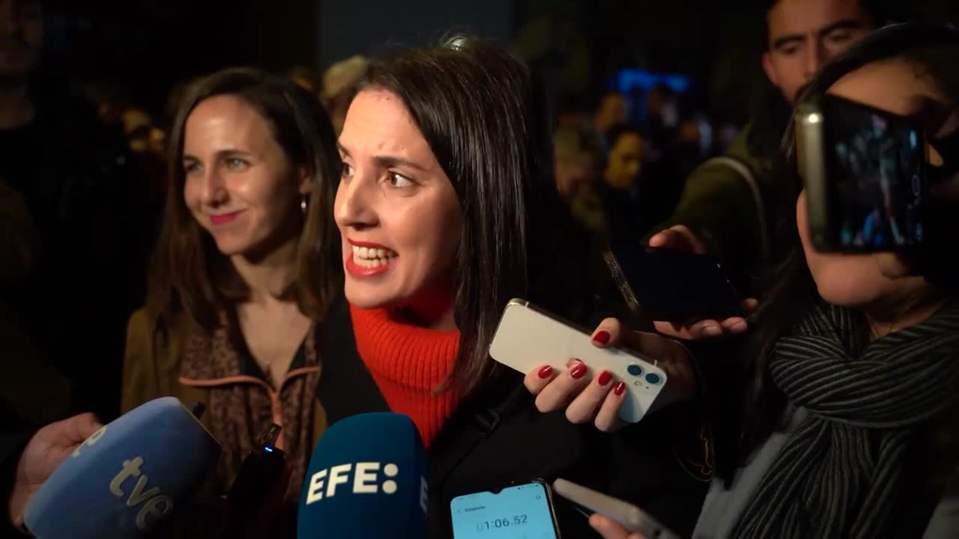 Irene Montero exige al Gobierno que ilegalice a Desokupa: "Son una banda de neonazis"