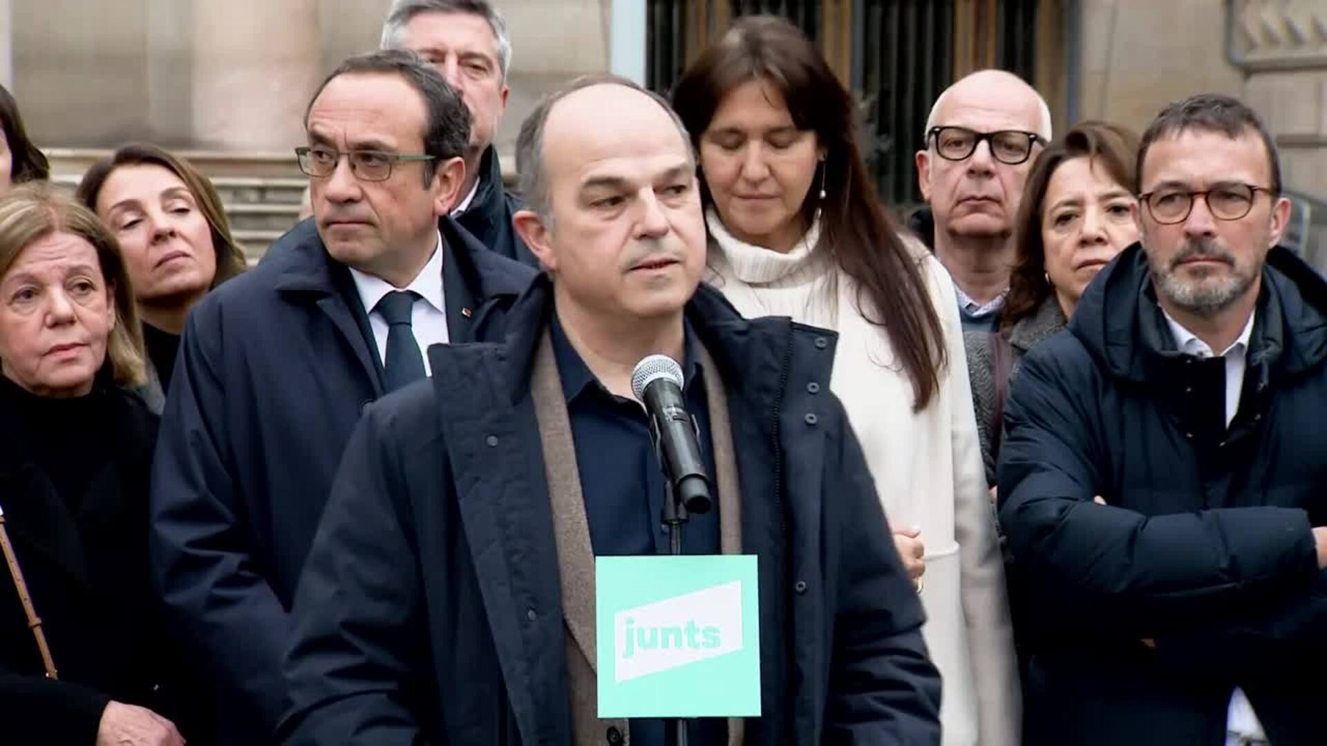 Turull pide a Illa "no dar lecciones" y reprocha que el Govern no se solidarice con Lluís Puig