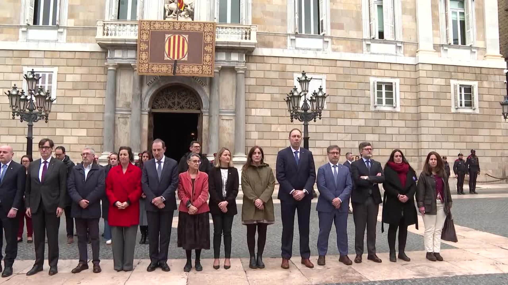 Illa encabeza un minuto de silencio por la mujer asesinada en Blanes (Girona)