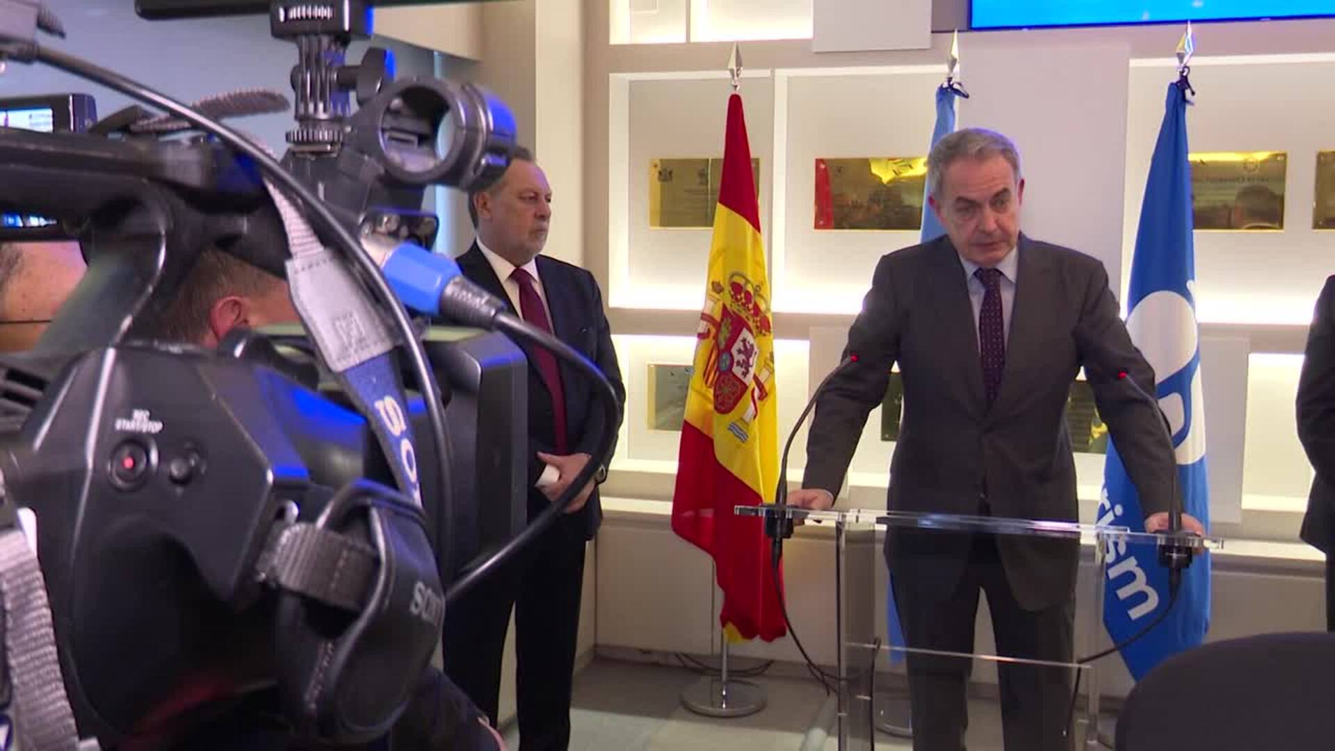 ONU Turismo recibe a Zapatero en las conmemoraciones del 50 aniversario