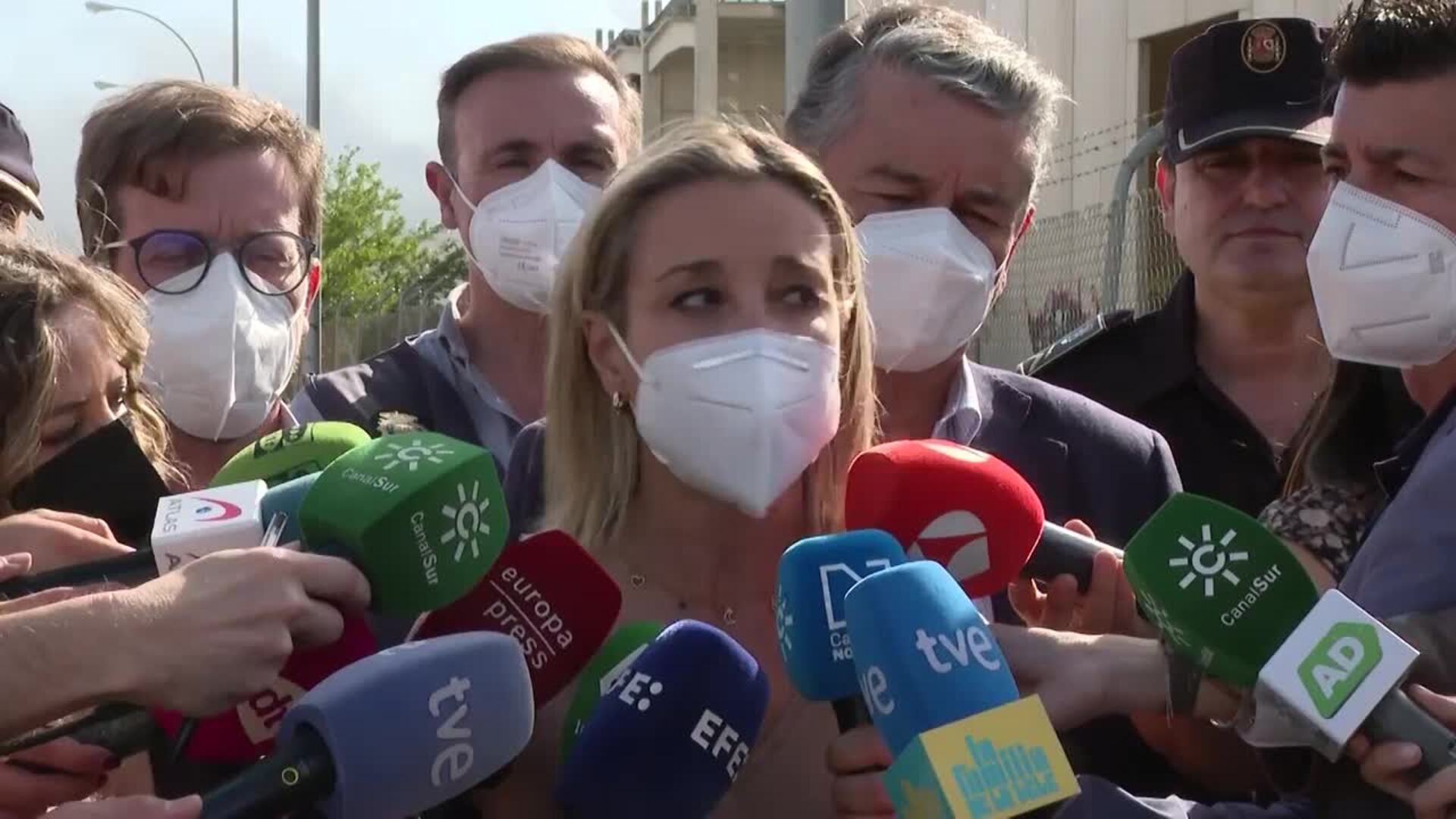 "Controlado y acotado" el incendio de Alcalá (Sevilla) de cara a su extinción