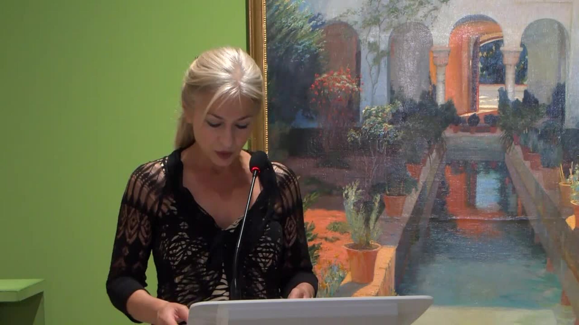 La Alhambra expone obra de Santiago Rusiñol, un vistazo a los jardines nazaríes