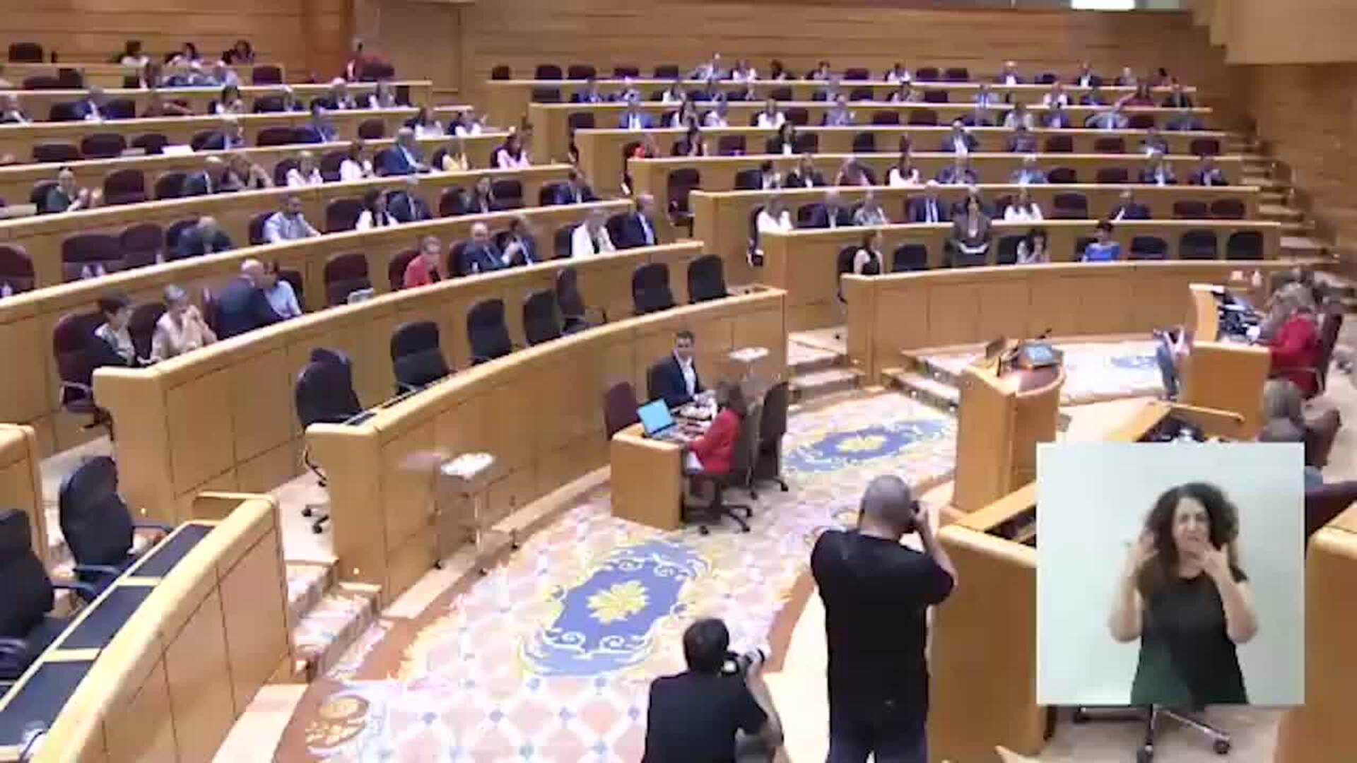 El vicepresidente del Senado abronca a Morant: "Es la tercera vez que no contesta a preguntas"