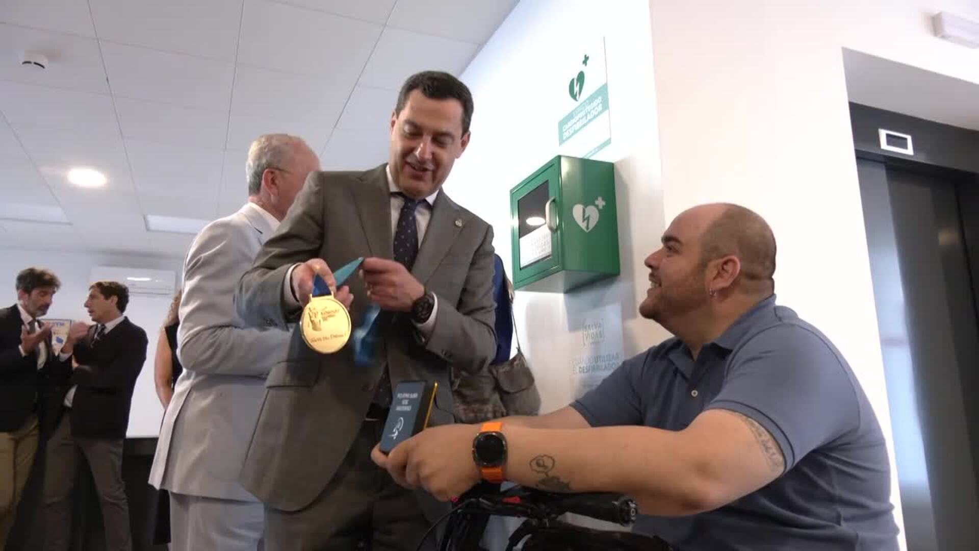 Moreno destaca la apuesta de Andalucía para que los deportistas con discapacidad