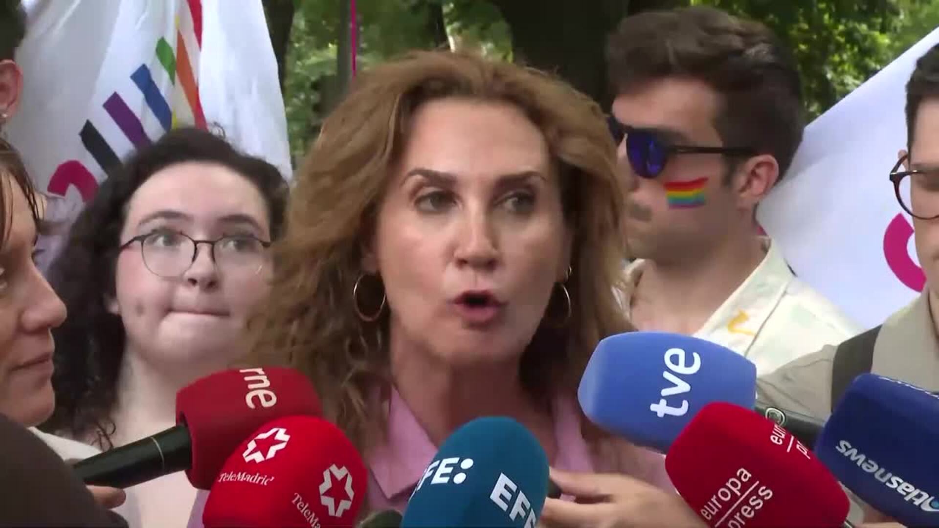 Estrella Galán llama a luchar por el colectivo LGTBIQA+ frente a una "ola reaccionaria" europea