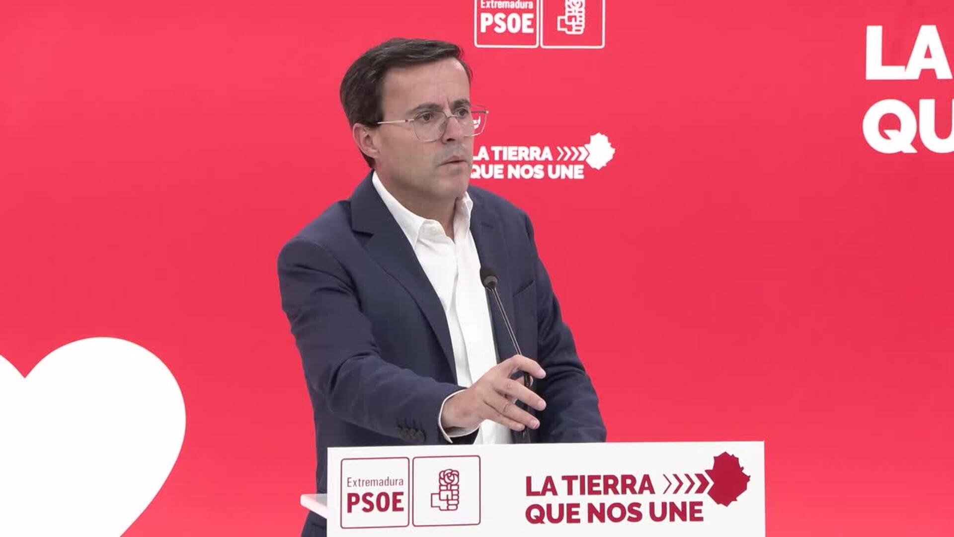 Gallardo rechaza la financiación catalana y pedirá convocar el Consejo de Política Federal PSOE