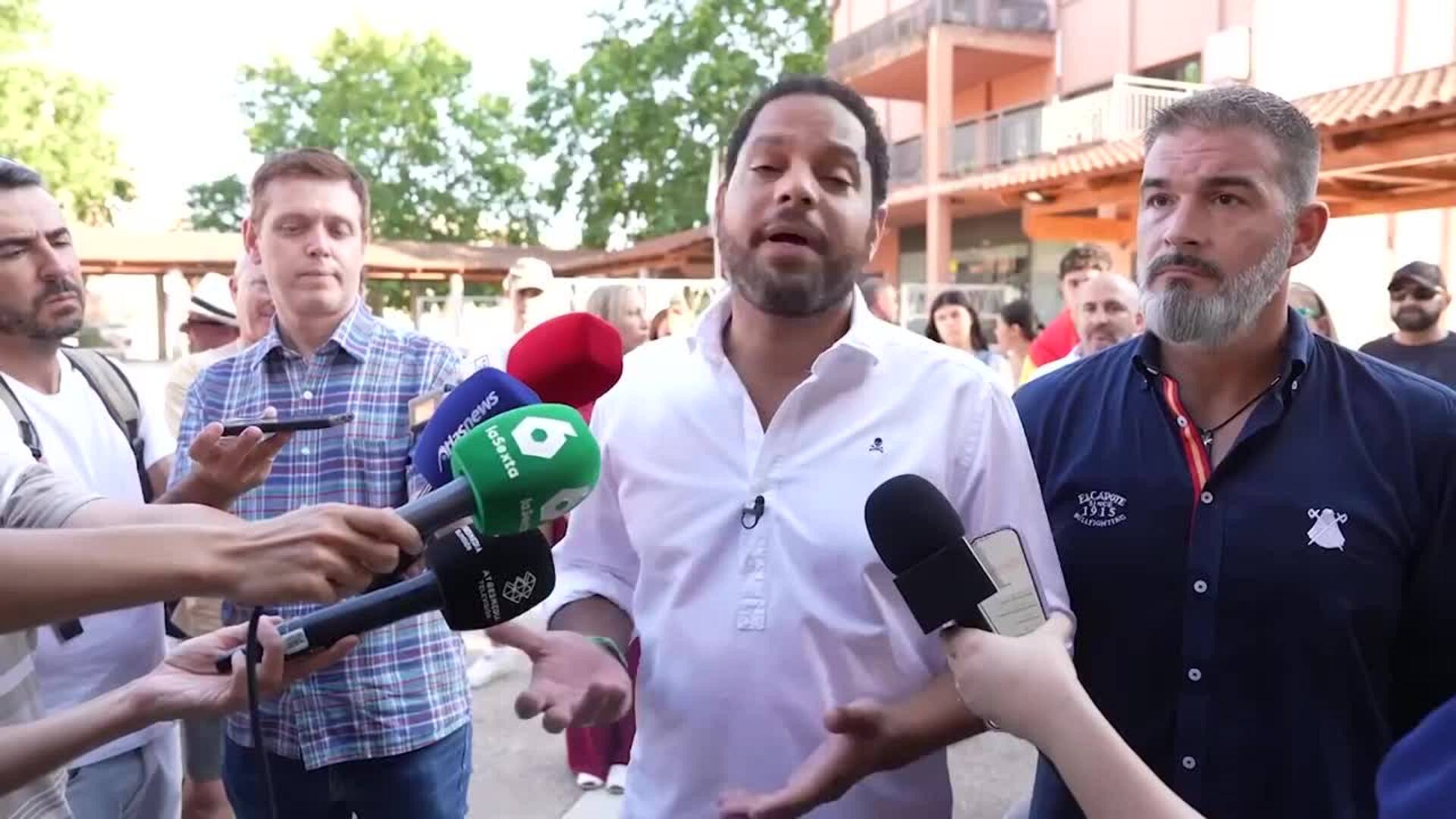 Garriga (Vox) critica a los políticos que han condenado las calles "a la violencia"