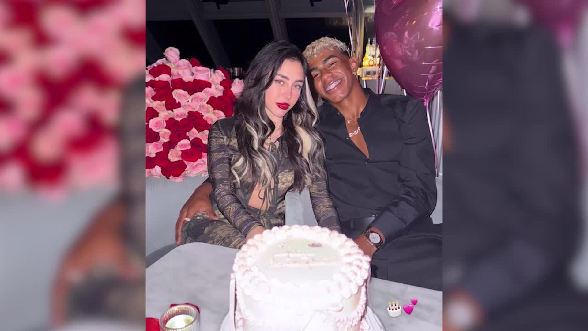 Lamine Yamal confirma su relación con Nicki Nicole en el 25 cumpleaños de la cantante