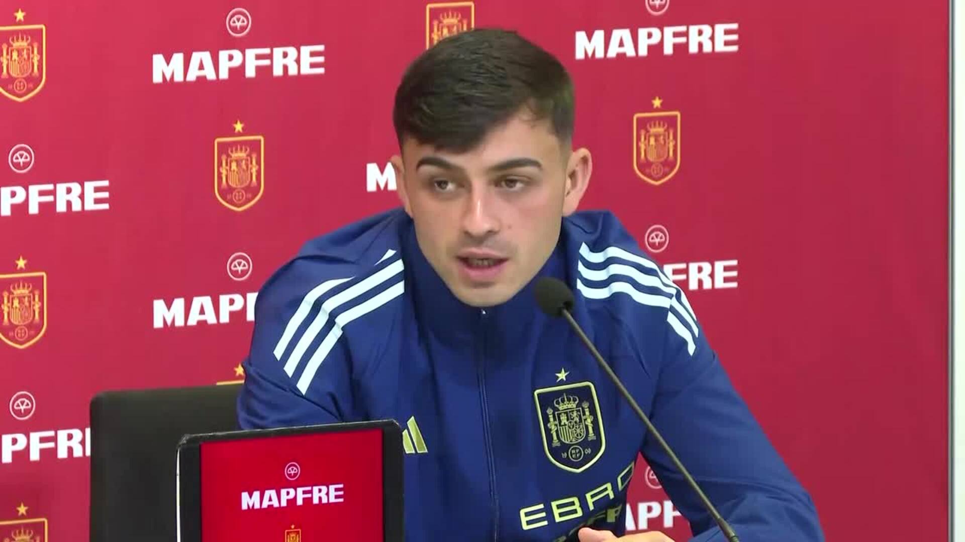 Pedri González: "La gran estrella de la selección es el equipo"