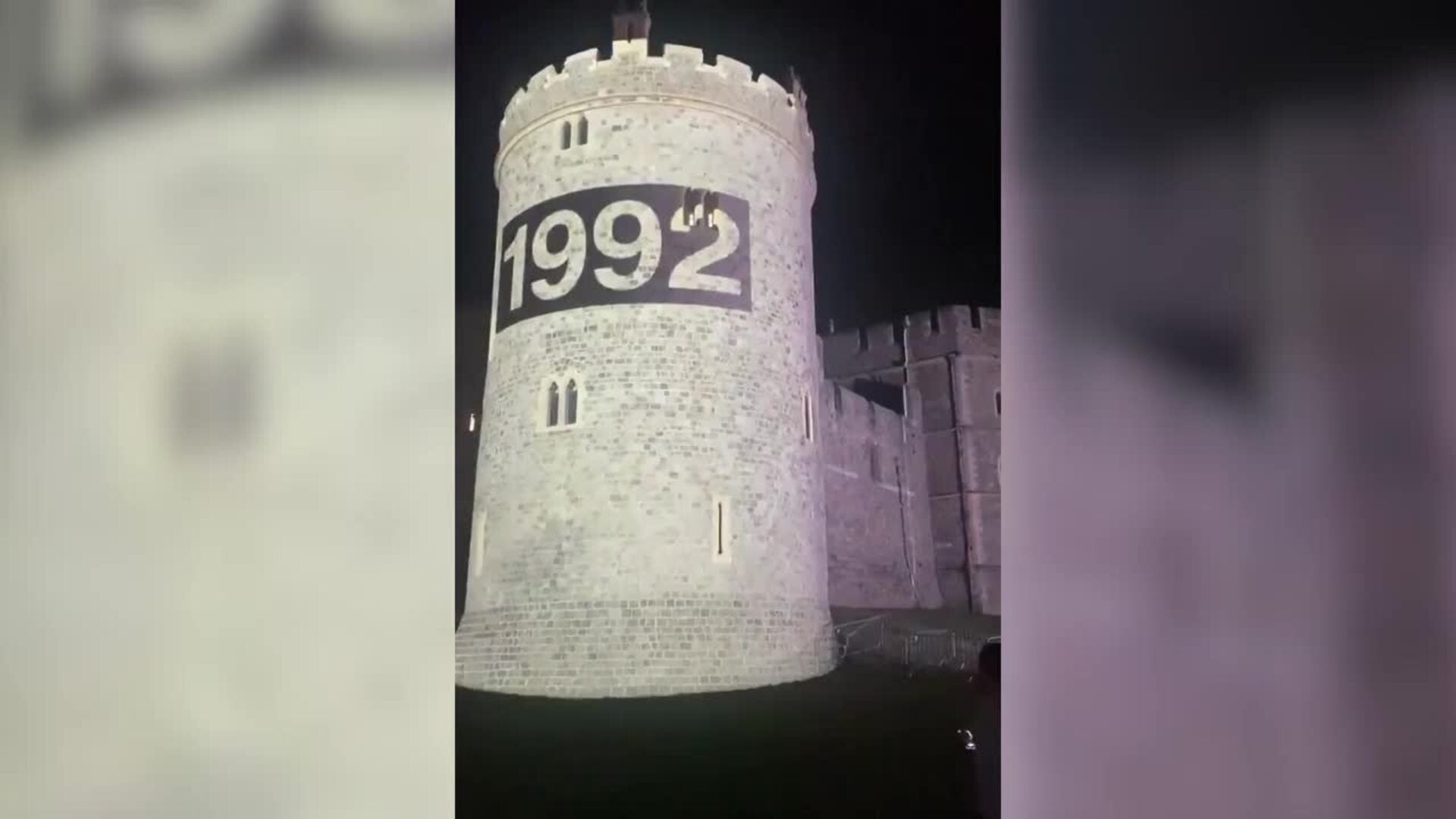 Detenidas cuatro personas tras proyectar en Windsor de fotografías de Trump y Epstein