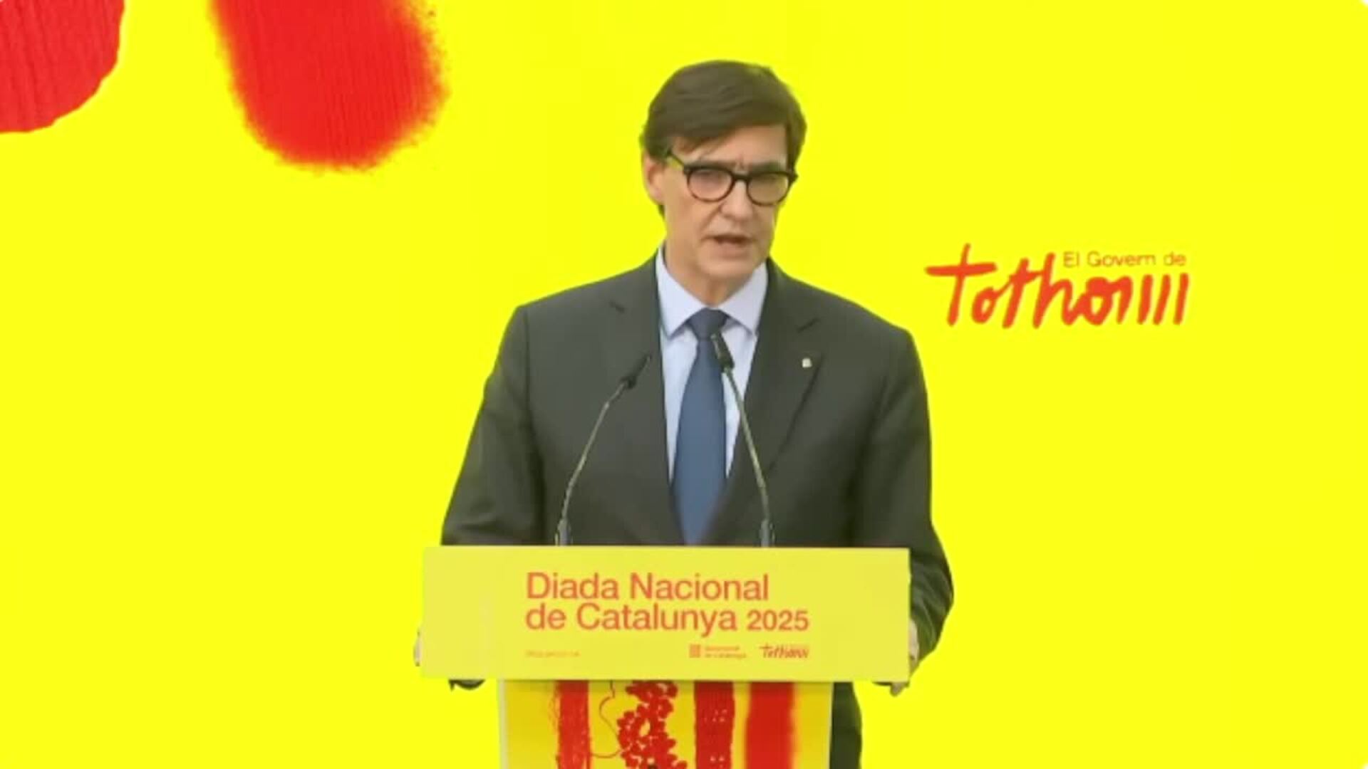 Illa reivindica desde Madrid su modelo lingüistico y pone en valor el catalán