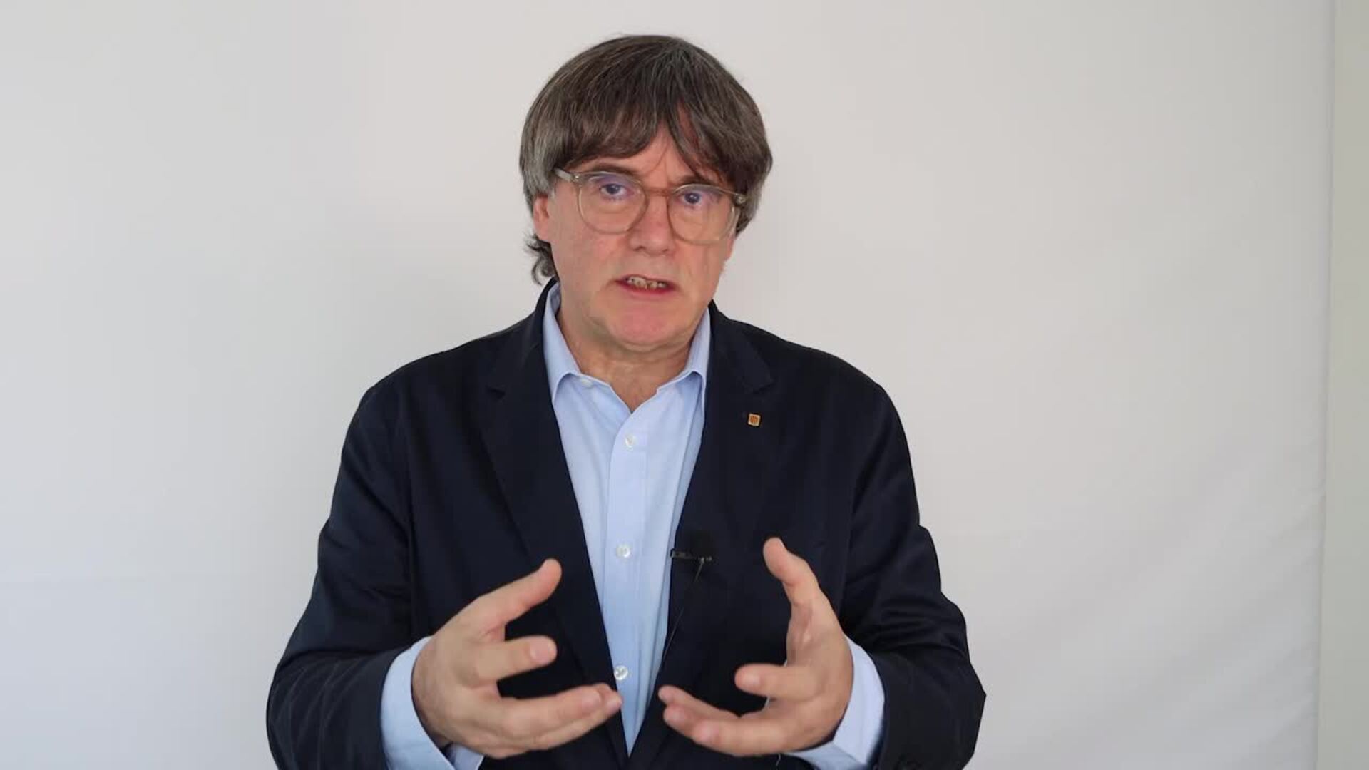 Puigdemont acusa a PP, Vox y Podemos de ponerse de acuerdo para no dar competencias a Cataluña