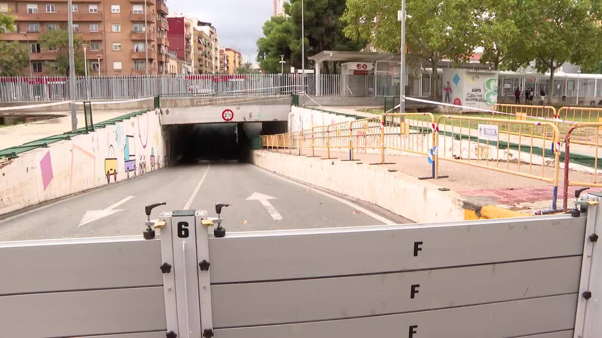 La dana Alice deja intensas precipitaciones a su paso por el litoral sur de Valencia