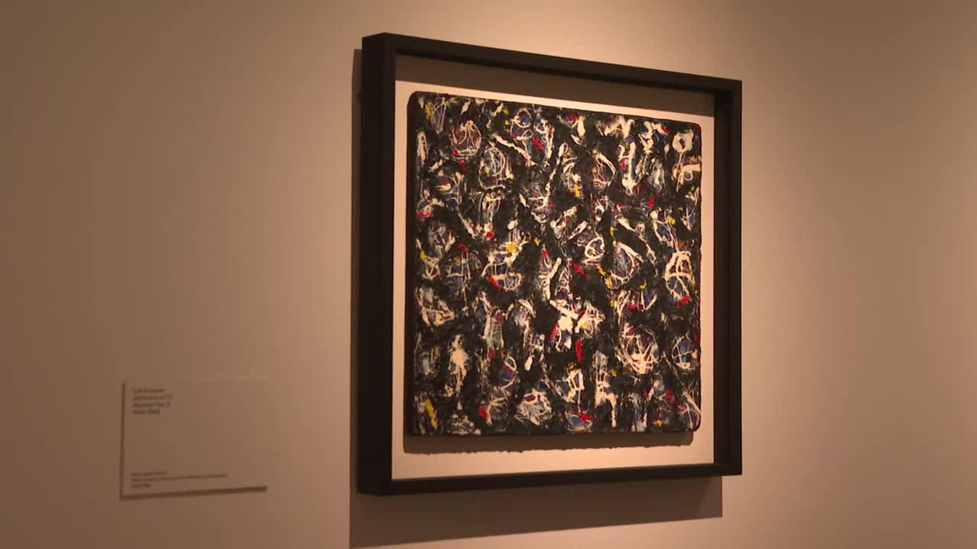 Pollock aterriza por primera vez en España con una muestra en el Thyssen donde Warhol lo "mira"