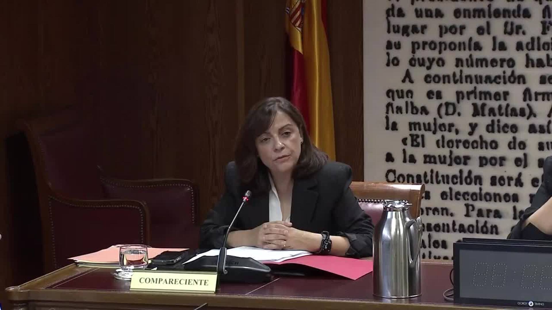 La gerente del PSOE niega la existencia de una "caja B" ni de pagos sin documentar