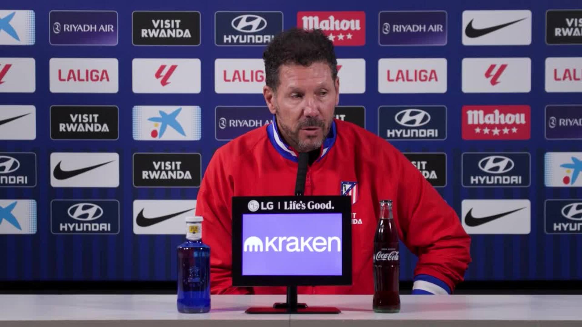 Simeone: "El Sevilla es transparencia absoluta de lo que Almeyda transmitía dentro del campo"