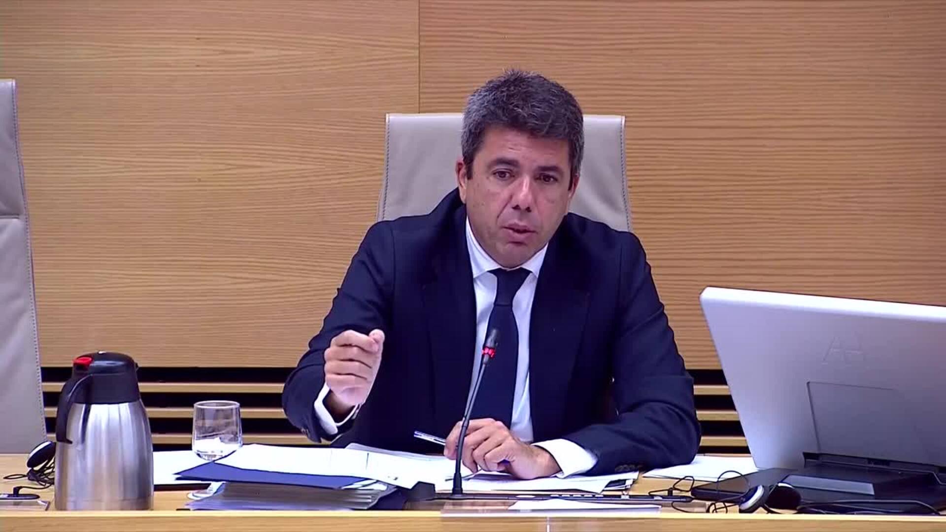 Mazón asegura que cuando salió del Ventorro 