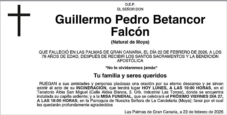 Guillermo Pedro Betancor Falcón