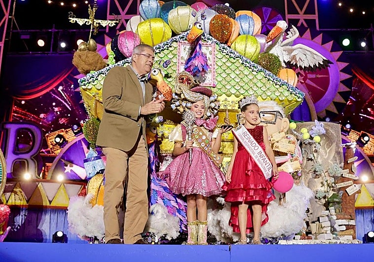 Suhayla Lisbey Moya, ganadora del reinado infantil del carnaval de Maspalomas