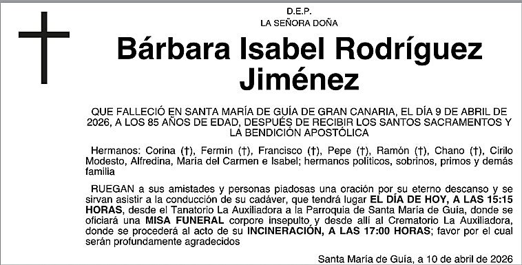 Bárbara Isabel Rodríguez Jiménez