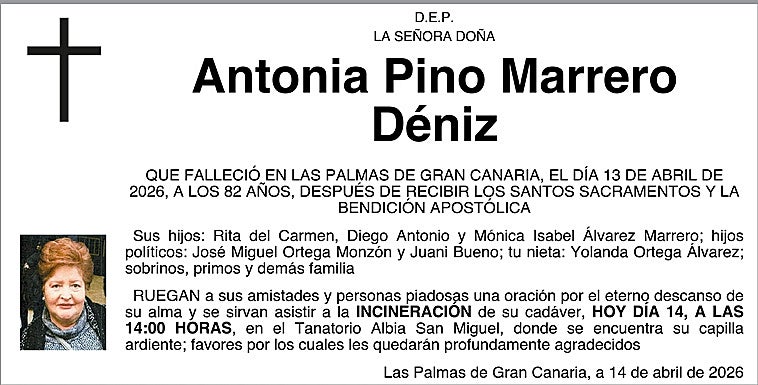 Antonia Pino Marrero Déniz