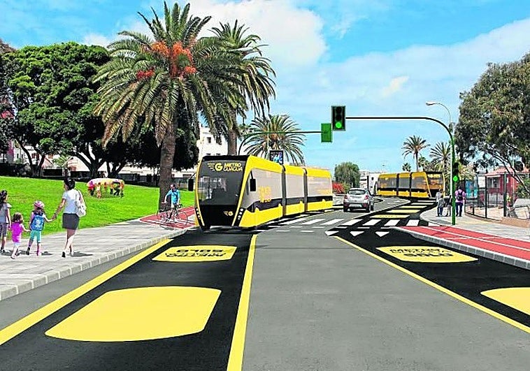 Quevedo acusa a CC de hurtar 50 millones a Las Palmas de Gran Canaria al bajarse de la MetroGuagua