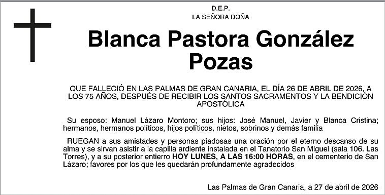 Blanca Pastora González Pozas