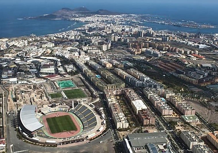 Pintaderas en la fachada y 597 aparcamientos: así será ‘La Nube’, el nuevo estadio de Gran Canaria para el mundial de fútbol 2030