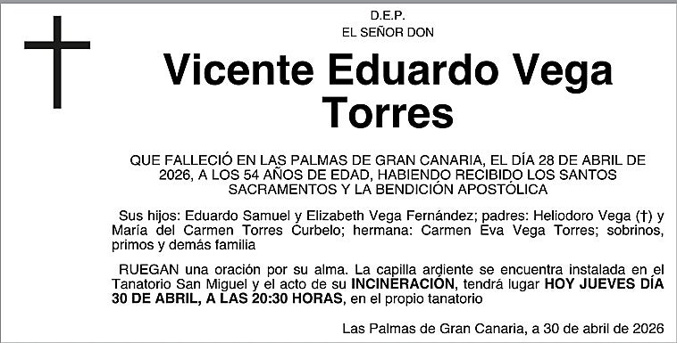 Vicente Eduardo Vega Torres
