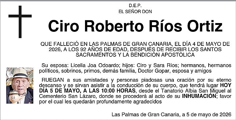 Ciro Roberto Ríos Ortiz