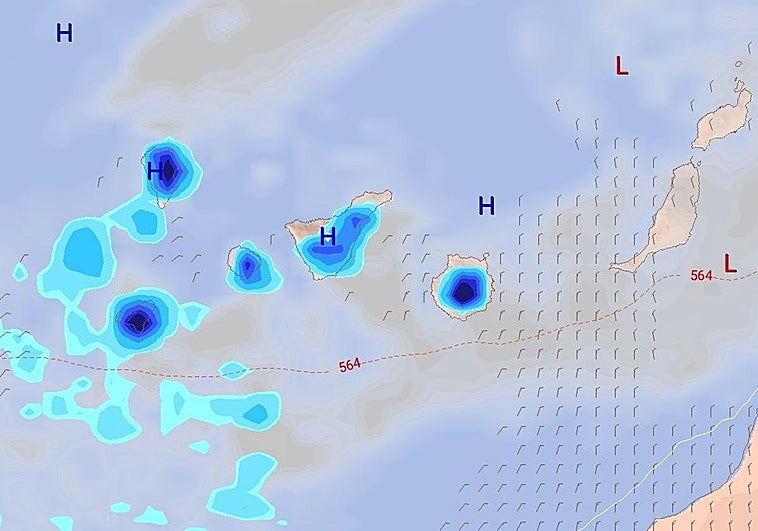 La Aemet avisa de un nuevo cambio en Canarias en cuestión de horas: la lluvia no llega sola
