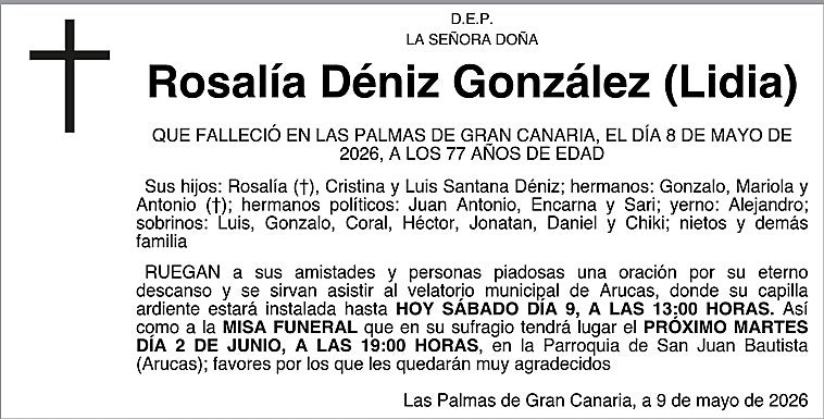 Rosalía Déniz González (Lidia)